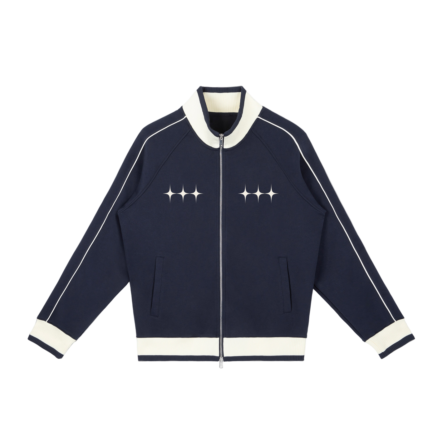 NAVY 3STAR TRACK JACKET